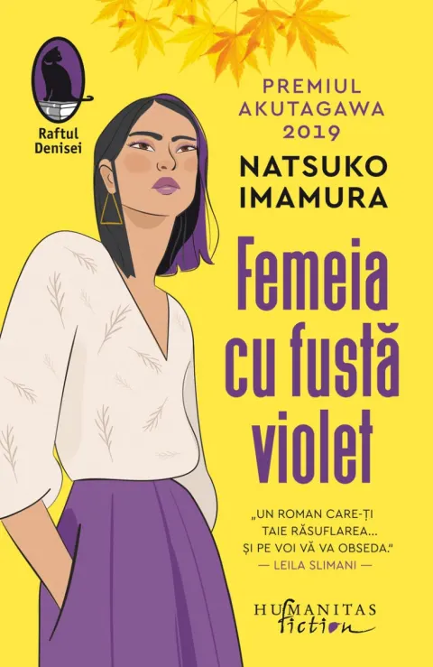 Coperta cărții Femeia cu fustă violet