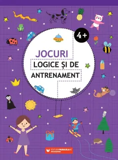 Coperta cărții Jocuri logice si de antrenament 10 ani+