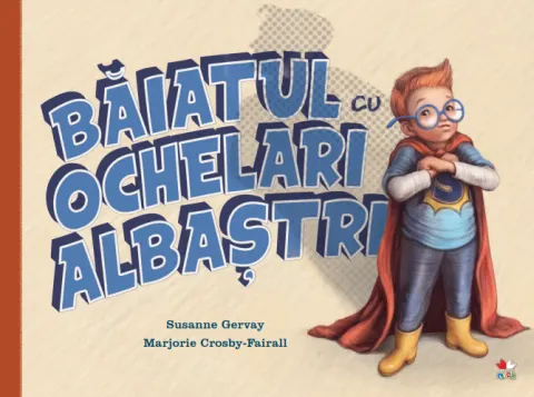 Coperta cărții Băiatul cu ochelari albaștri