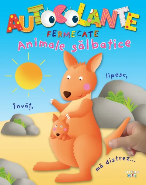 Coperta cărții Autocolante fermecate. Animale salbatice