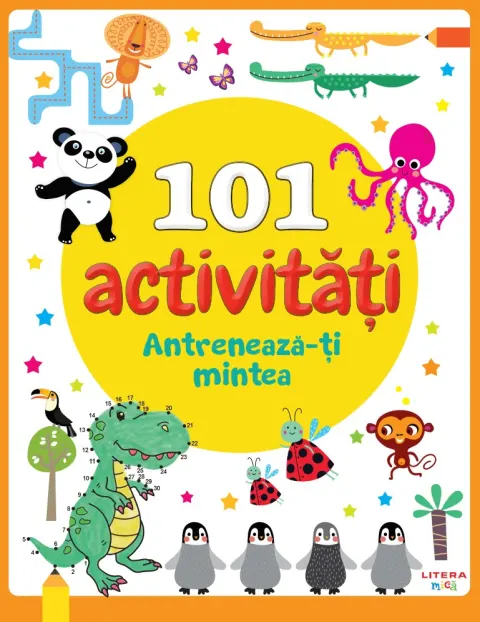 Coperta cărții 101 activități. Antrenează-ți mintea