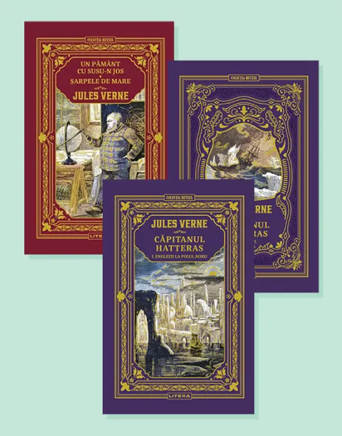 Coperta cărții Pachet 3 Jules Verne (3 volume)