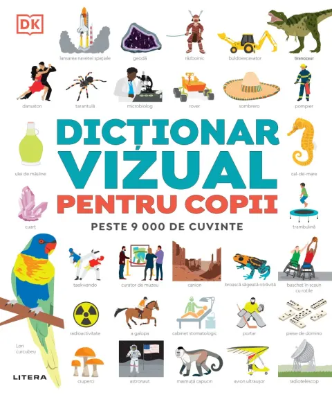 Coperta cărții Dictionar vizual pentru copii. Peste 9000 de cuvinte