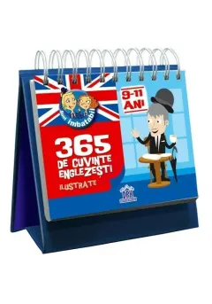 Coperta cărții Sunt imbatabil - 365 de cuvinte Englezesti ilustrate - 9-11 Ani
