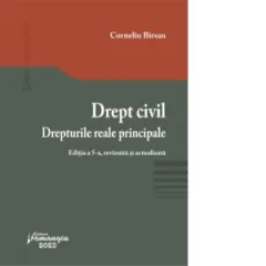Coperta cărții Drept civil. Drepturile reale principale. Editia a 5-a, revizuita si actualizata
