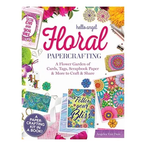 Coperta cărții Hello Angel Floral Papercrafting