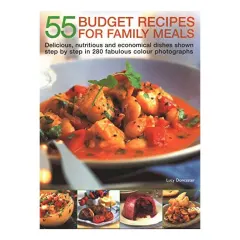 Coperta cărții 55 Budget Recipes for Family Meals