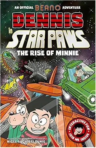 Coperta cărții Dennis in Star Paws: The Rise of Minnie