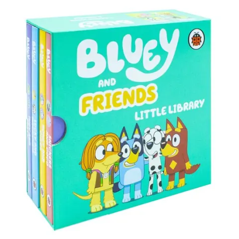 Coperta cărții Bluey and Friends Little Library 4 Books Collection Set