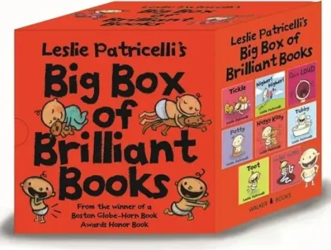 Coperta cărții Leslie Patricelli's Big Box of Brilliant 8 Board Books Collection Set