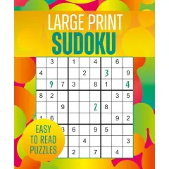 Coperta cărții Large Print Sudoku: Over 250 Easy-to-Read Puzzles