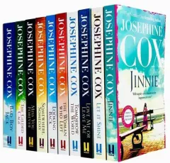 Coperta cărții Josephine Cox 10 Books Collection Set (Lonely Girl,Jinnie,Let It Shine,The Woman Who Left,Looking Back,Blood Brothers,Journey's End,Three Letters,The Broken Man,Midnight)