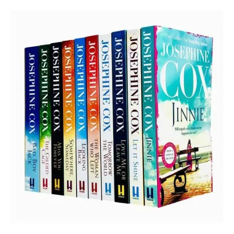 Coperta cărții Josephine Cox 10 Books Collection Set (Lonely Girl,Jinnie,Let It Shine,The Woman Who Left,Looking Back,Blood Brothers,Journey's End,Three Letters,The Broken Man,Midnight)