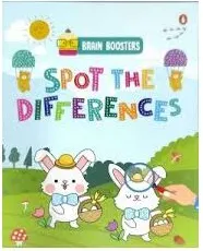 Coperta cărții Brain boosters: spot the differences