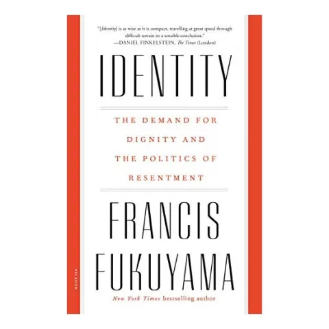 Coperta cărții Identity, Francis Fukuyama