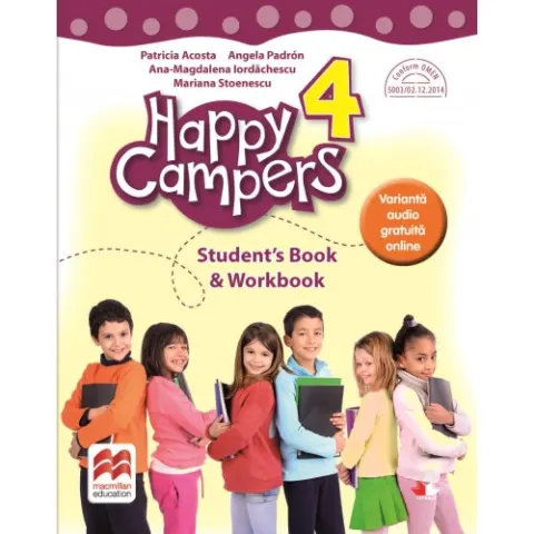 Coperta cărții Happy campers. Student Book, Workbook. (clasa a IV-a)