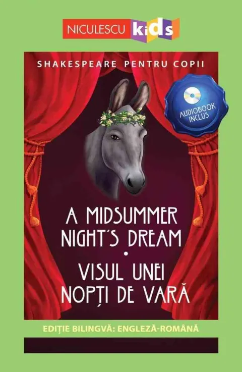 Coperta cărții Shakespeare pentru copii: Visul unei nopți de vară (ediție bilingvă, audiobook inclus)