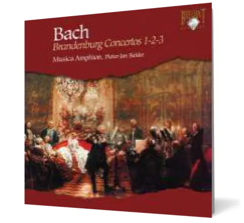 Coperta cărții J S Bach - Brandenburg Concertos 1-3