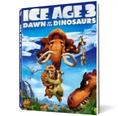 Coperta cărții Ice Age 3: Dawn of the Dinosaurs / Epoca de gheata 3: Dispariția dinozaurilor