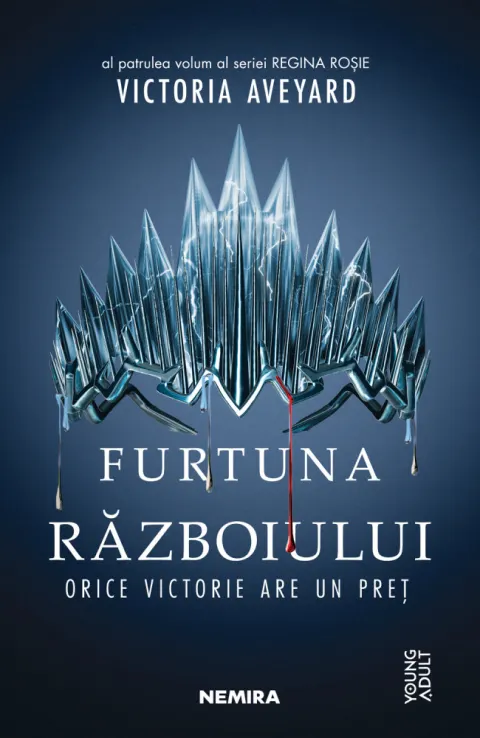 Coperta cărții Furtuna războiului (seria Regina roșie, partea a IV-a)