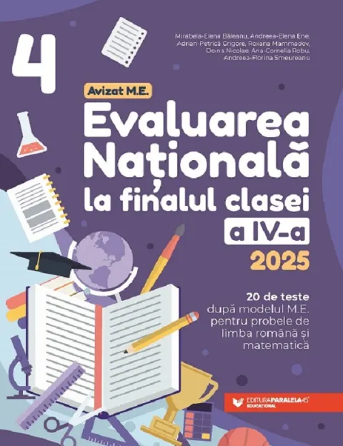 Coperta cărții Evaluarea Nationala 2025 la finalul clasei a IV-a