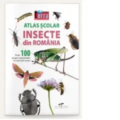 Coperta cărții Atlas scolar. Insecte din Romania. Peste 100 de specii reprezentative din fauna tarii noastre
