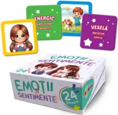 Coperta cărții 24 jetoane. Emotii si sentimente