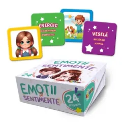 Coperta cărții 24 jetoane. Emotii si sentimente