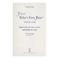 Coperta cărții Your baby's first year week by week