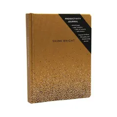 Coperta cărții Shine Bright Productivity Journal, Gold