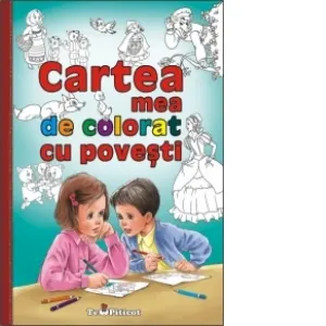 Coperta cărții Cartea mea de colorat cu povesti