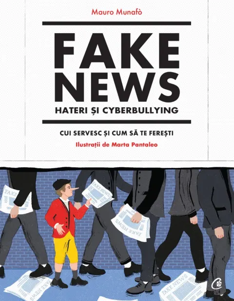 Coperta cărții Fake news, hateri și cyberbullying