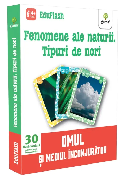 Coperta cărții Fenomene ale naturii. Tipuri de nori |