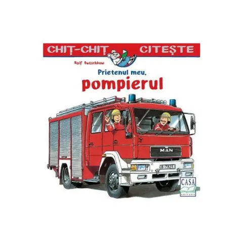 Coperta cărții Prietenul meu, pompierul