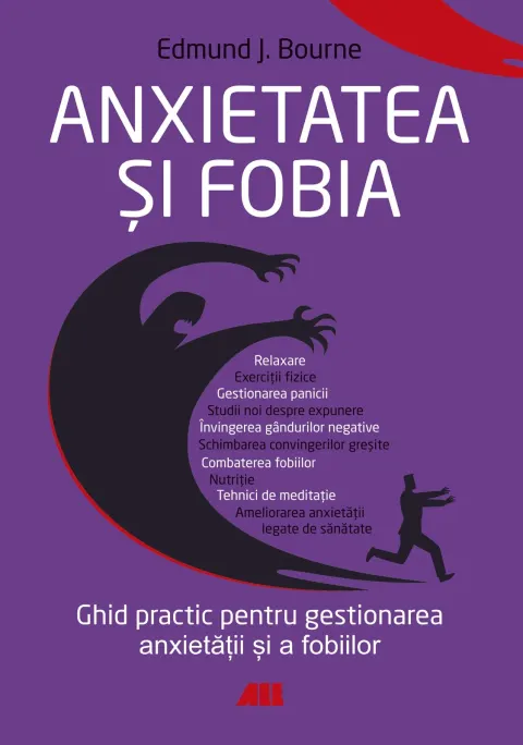 Coperta cărții Anxietatea și fobia