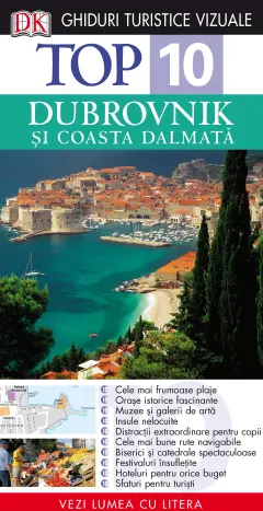 Coperta cărții Top 10. Dubrovnik. Ghiduri turistice vizuale