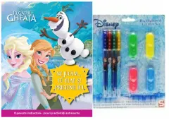 Coperta cărții Set carte + jucărie - Disney Highlighter & Gel Pen