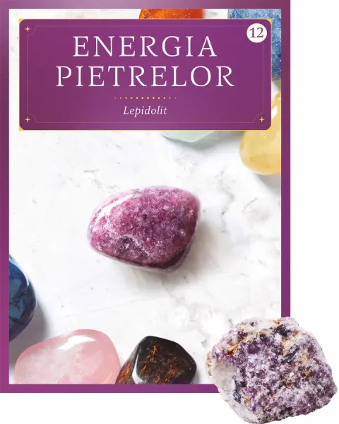 Coperta cărții Lepidolit. Volumul 12. Energia pietrelor