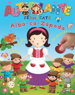 Coperta cărții Autocolante fermecate. Alba ca Zapada