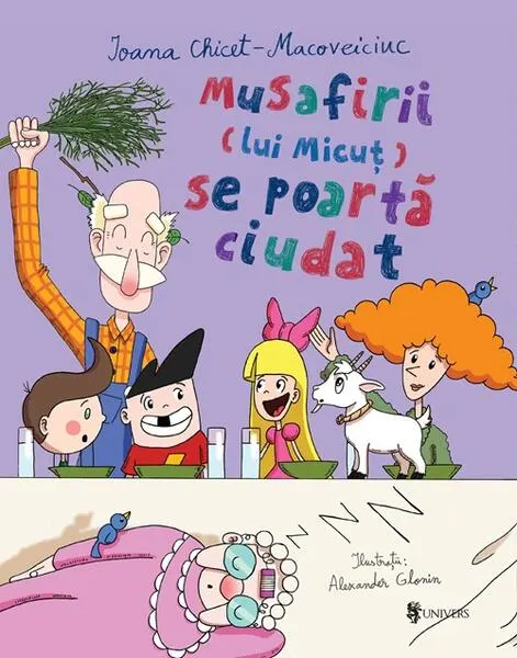 Coperta cărții Musafirii (lui Micuț) se poartă ciudat