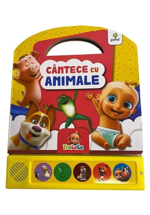 Coperta cărții Cantece cu animale