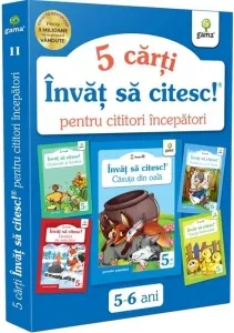 Coperta cărții Pachet Invat sa citesc! Nivelul 0. 5 carti interactive pentru cititorii incepatori II