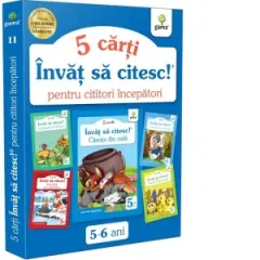 Coperta cărții Pachet Invat sa citesc! Nivelul 0. 5 carti interactive pentru cititorii incepatori II