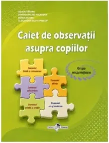 Coperta cărții Caiet de observatii asupra copiilor. Grupa mica / mijlocie (editia 2026)