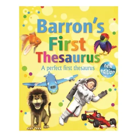 Coperta cărții Barron's first thesaurus