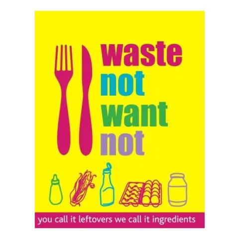 Coperta cărții Waste not want not