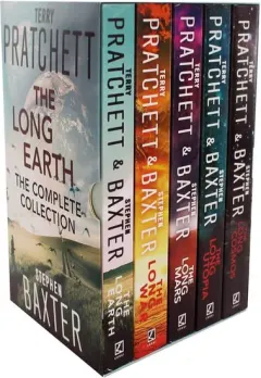 Coperta cărții The Long Earth Series, Terry Prachett, Stephen Baxter