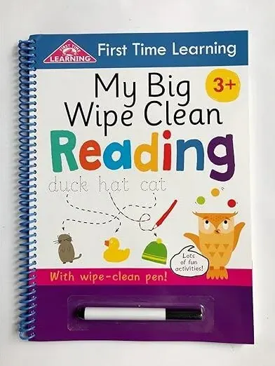 Coperta cărții My Big Wipe Clean Reading