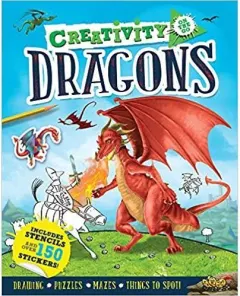 Coperta cărții Creativity on the Go: Dragons