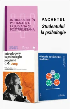 Coperta cărții Pachetul Studentului la psihologie. Introducere în psihanaliza freudiană și postfreudiană/Introducere în psihologia jungiană/O istorie a psihologiei moderne
